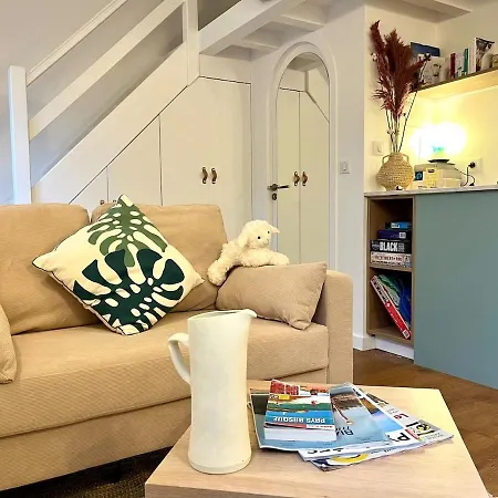 3 Personnes Avec Terrasse 50 M De La Grande Surf * ביאריץ